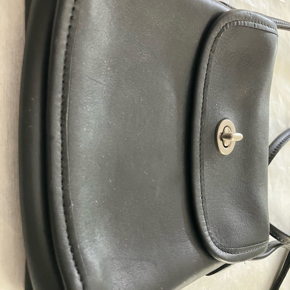 Coach Black Leather Crossbody Bag - Picture 5 of 10